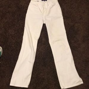flare white jeans